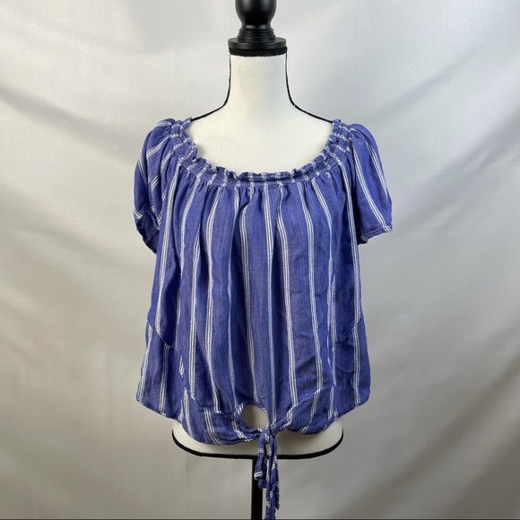 Arizona Jean Company Tops - Sold Elsewhere - Arizona Jean Co Striped Blouse